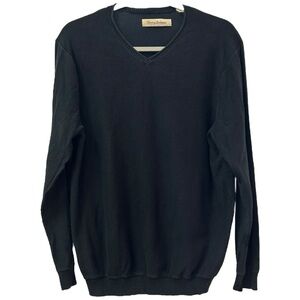 Tommy Bahama Men’s Black V Neck Sweater ‎ Sz M